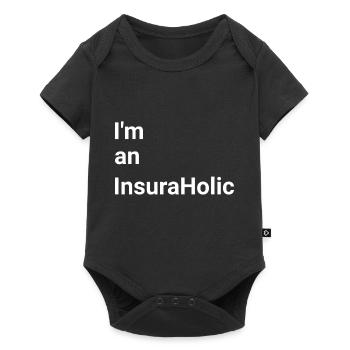 I m an Insuraholic - Insurance Agent - Baby Premium short-sleeve bodysuit - black - Front