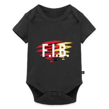 F.I.B. (Freiburg im Breisgau) - Baby Premium short-sleeve bodysuit - black - Front