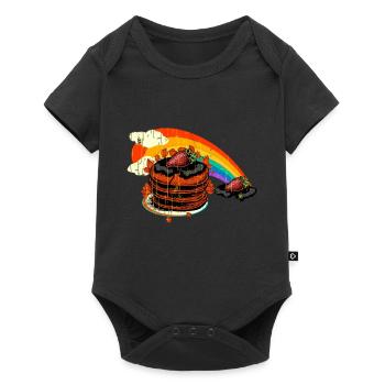 Strawberry Pie - Rainbow - Baby Premium short-sleeve bodysuit - black - Front