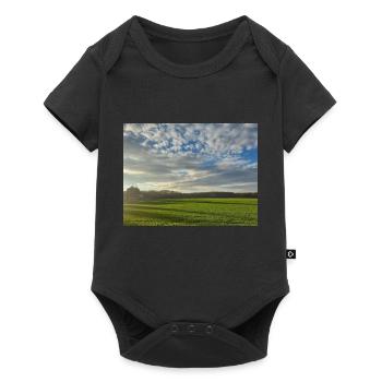 Zauberhafter Horizont - Baby Premium Kurzarmbody - Schwarz - Vorne