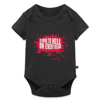 in going to hell - Baby Premium short-sleeve bodysuit - black - Front