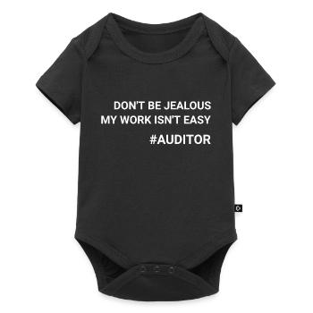Don t Be Jealous My Work Isn t Easy Auditor - Baby Premium short-sleeve bodysuit - black - Front