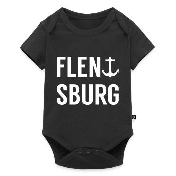 Ancre de Flensburg - Body à manches courtes Premium Bébé - noir - Devant