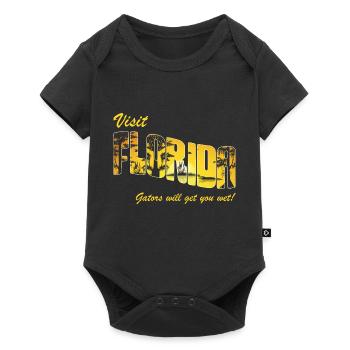 Alligator Hunter, Gators Get You Wet, Florida - Baby Premium short-sleeve bodysuit - black - Front