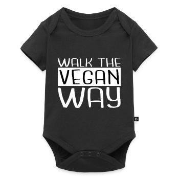 cadeau drôle citation cadeau repas végétalien devenir végétalien - Body à manches courtes Premium Bébé - noir - Devant
