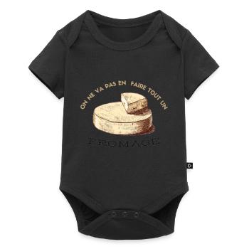 On ne va pas en faire tout un fromage ! - Body à manches courtes Premium Bébé - noir - Devant