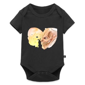 Krampus Percht Devil 2320 - Body à manches courtes Premium Bébé - noir - Devant