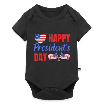 Happy President's Day - Baby Premium short-sleeve bodysuit - black - Front