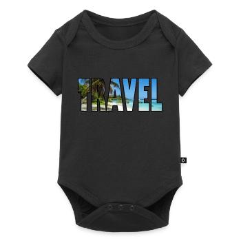 Voyage Voyage Vacances d’été Vacances - Body à manches courtes Premium Bébé - noir - Devant