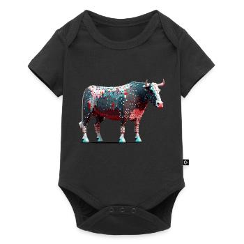 Le taureau surréaliste - Body à manches courtes Premium Bébé - noir - Devant