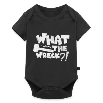 What The Wreck - Démolition de site de démolition drôle - Body à manches courtes Premium Bébé - noir - Devant