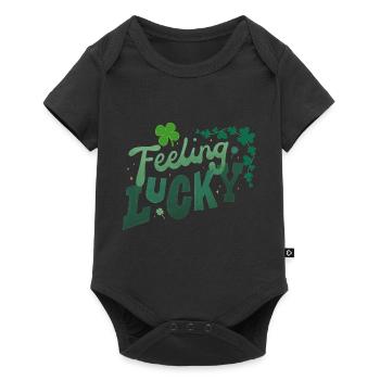 Feeling Lucky - Body à manches courtes Premium Bébé - noir - Devant