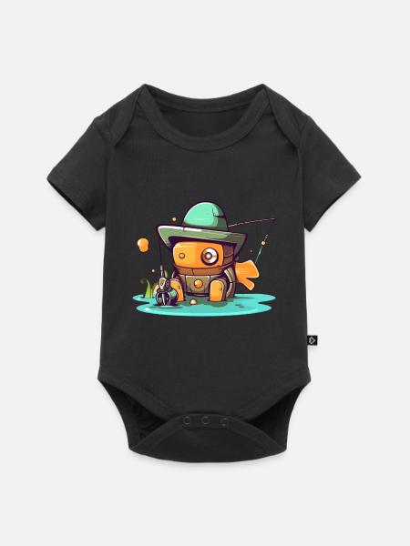 Sündiger Roboter - Baby Premium Kurzarmbody - Schwarz