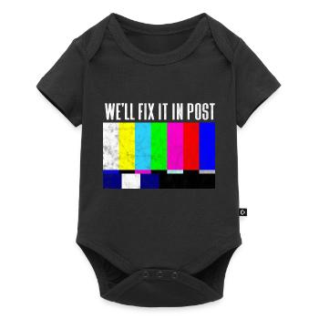 We'll fix it in post - Baby Premium short-sleeve bodysuit - black - Front