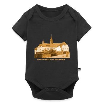 Dippoldiswalde Hôtel de ville Erzgebirge Saxe - Body à manches courtes Premium Bébé - noir - Devant
