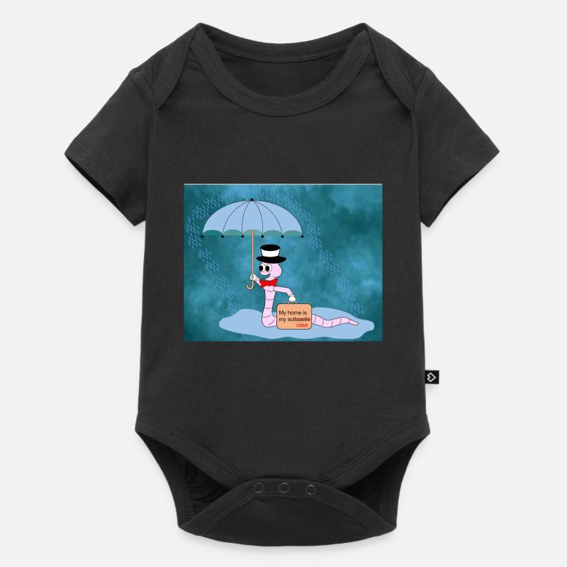 Ver sans abri - Body à manches courtes Premium Bébé - noir