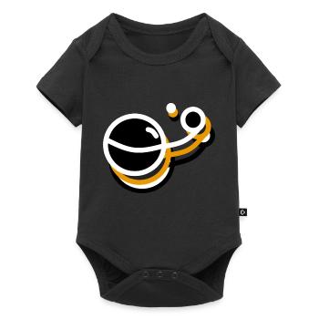 Universum - Baby Premium Kurzarmbody - Schwarz - Vorne