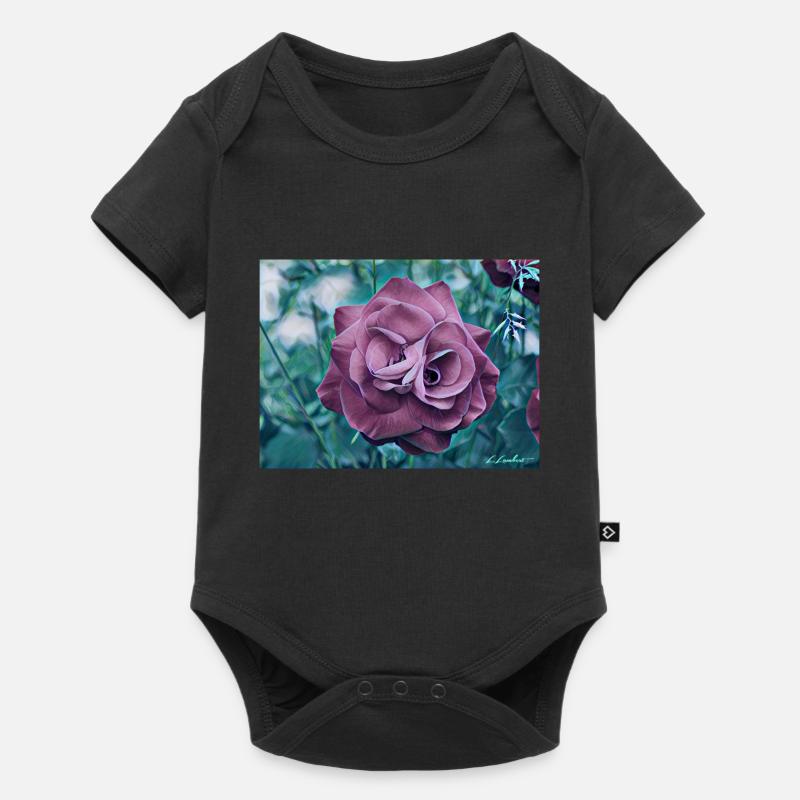 Rose - Body à manches courtes Premium Bébé - noir