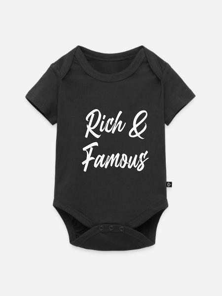 blockedTitle - Baby Premium Kurzarmbody - Schwarz