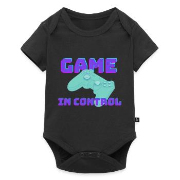 SPIEL unter Kontrolle - Baby Premium Kurzarmbody - Schwarz - Vorne