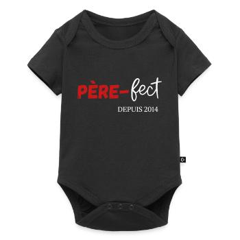 Père fect Depuis 2014 - Body à manches courtes Premium Bébé - noir - Devant