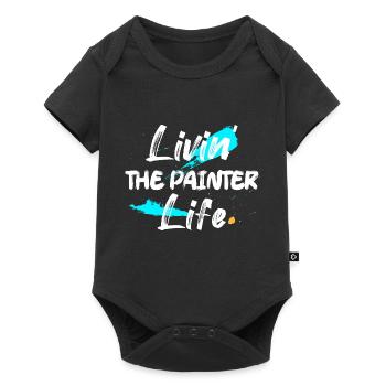 Livin' The Painter Life Profession Job - Baby Premium short-sleeve bodysuit - black - Front
