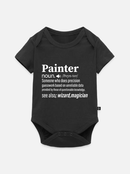 Painter noun.......... Profession Job - Baby Premium Kurzarmbody - Schwarz