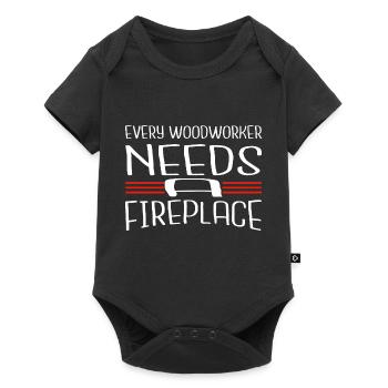 Present Idea Carpenter Humor - Baby Premium short-sleeve bodysuit - black - Front