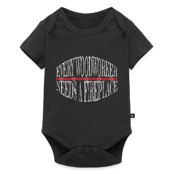Carpenter Hoodies and Sweatshirts Woodcutter Mason - Baby Premium short-sleeve bodysuit - black - Front