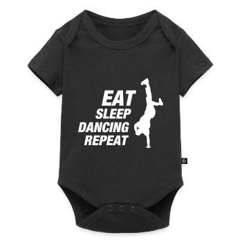 Danse Danse Musique - Body à manches courtes Premium Bébé - noir - Devant
