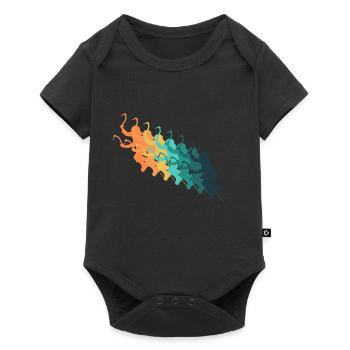 Vintage climbing - Baby Premium short-sleeve bodysuit - black - Front