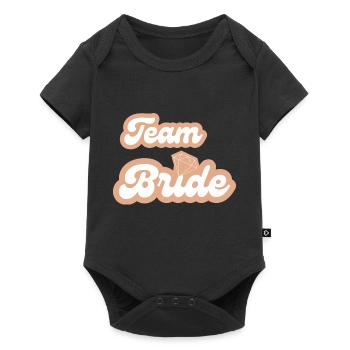 Team bride - Body à manches courtes Premium Bébé - noir - Devant