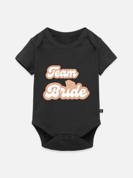 Team-Braut - Baby Premium Kurzarmbody - Schwarz