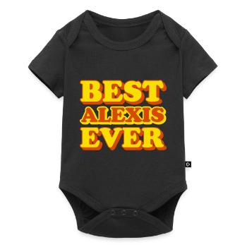 Alexis First Name Funny Gift - Baby Premium short-sleeve bodysuit - black - Front