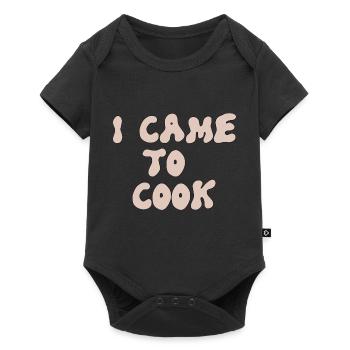 i came to cook Design für Köche - Baby Premium Kurzarmbody - Schwarz - Vorne