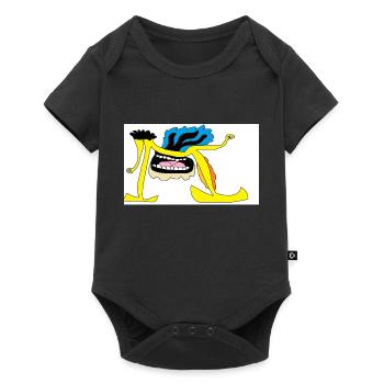 Guirlande - Body à manches courtes Premium Bébé - noir - Devant