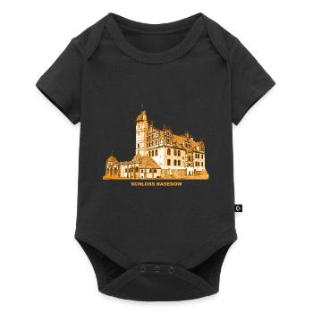 Basedow Castle Mecklenburg-Vorpommern Malchin - Baby Premium short-sleeve bodysuit - black - Front