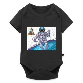 3 Original - Baby Premium Kurzarmbody - Schwarz - Vorne