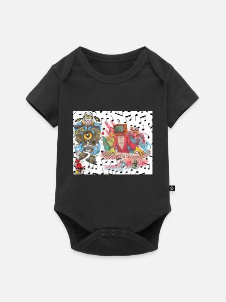 2 Original - Baby Premium Kurzarmbody - Schwarz