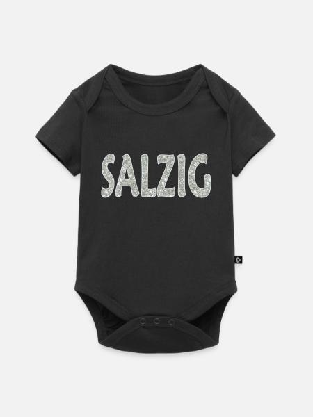 Salzig-Sauer-Wütend - Baby Premium Kurzarmbody - Schwarz