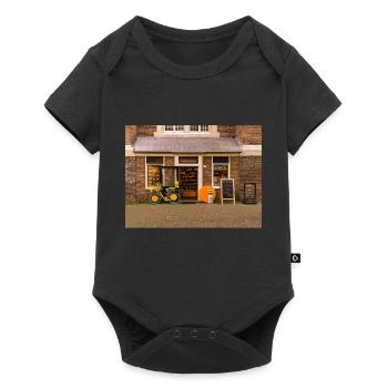 Amsterdam cheese - Baby Premium short-sleeve bodysuit - black - Front