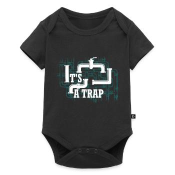 C’est une clé de plombier tuyauteur - Body à manches courtes Premium Bébé - noir - Devant