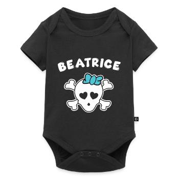 Pirate Beatrice Design pour les filles et les femmes - Body à manches courtes Premium Bébé - noir - Devant