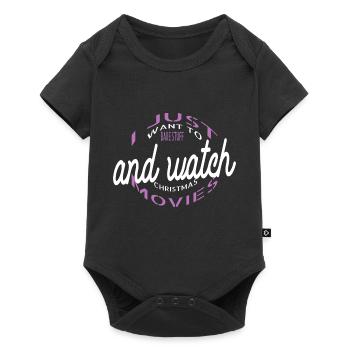bake animal bakers motto birthday present idea - Baby Premium Kurzarmbody - Schwarz - Vorne