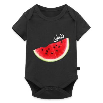 This Is Not a Watermelon Palestine Collection - Baby Premium short-sleeve bodysuit - black - Front