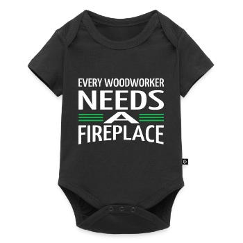 funny craftsmen design birthday present - Baby Premium short-sleeve bodysuit - black - Front