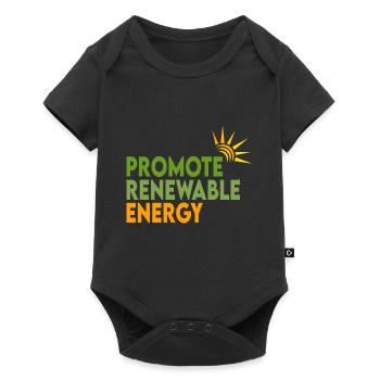 Énergies renouvelables - Body à manches courtes Premium Bébé - noir - Devant