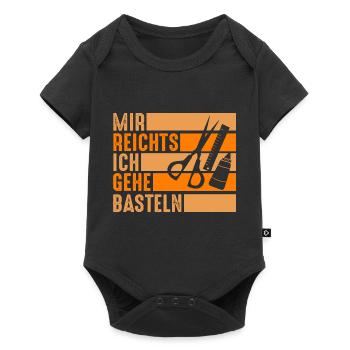 Bastler Basteln - Baby Premium Kurzarmbody - Schwarz - Vorne