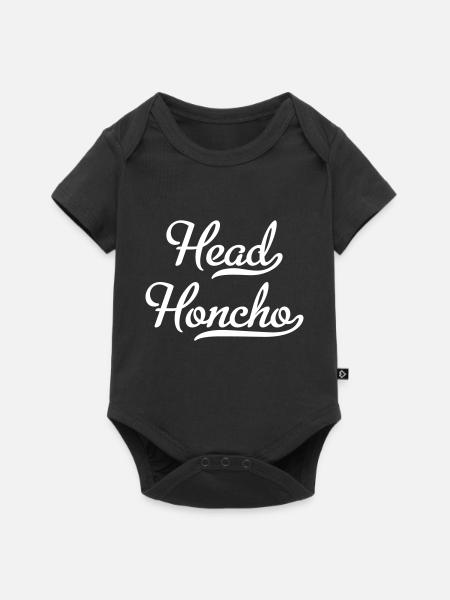 Head Honcho - Baby Premium Kurzarmbody - Schwarz