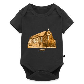 Calw Town Hall Black Forest Baden-Württemberg - Baby Premium short-sleeve bodysuit - black - Front